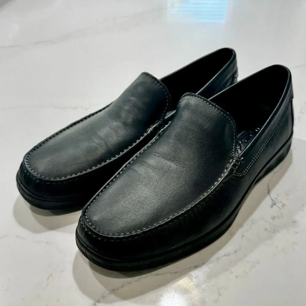 Ecco S-Lite Black Slip On Loafers. Size 44/US10.5